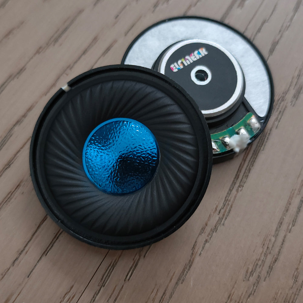 ELFINEAR CeramicSilk Audiophile Speaker Units 40MM- 32Ω/300Ω Hi-Fi Headphone Drivers