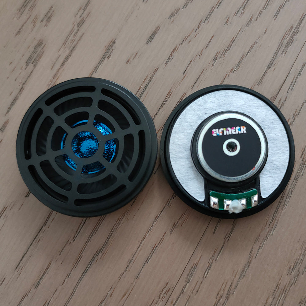 ELFINEAR CeramicSilk Audiophile Speaker Units 40MM- 32Ω/300Ω Hi-Fi Headphone Drivers