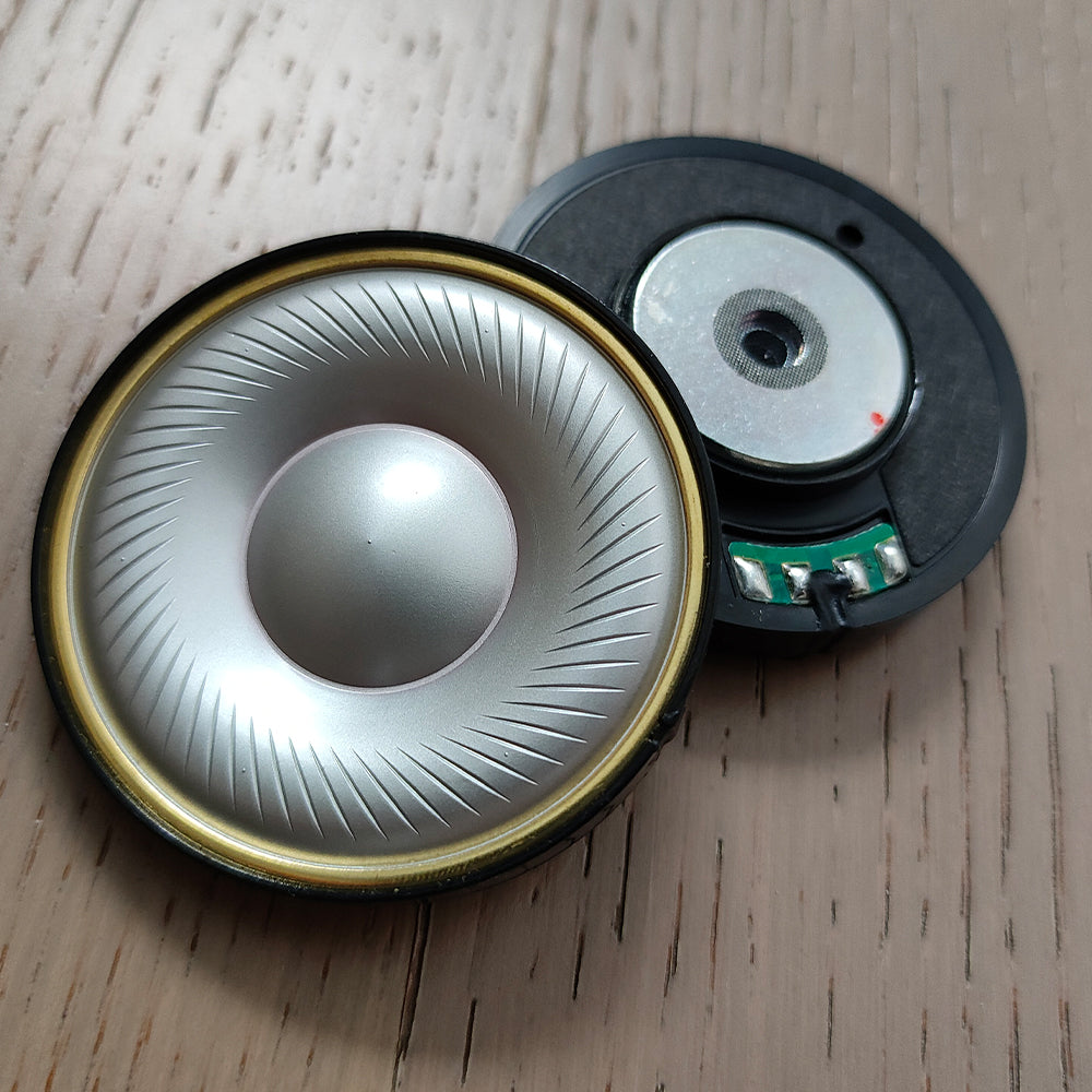 ELFINEAR AeroVibe 50 Pro 50mm Full-Range Headphone Driver, N45 Magnet, 4 Impedance Options (32Ω/64Ω/80Ω/300Ω)