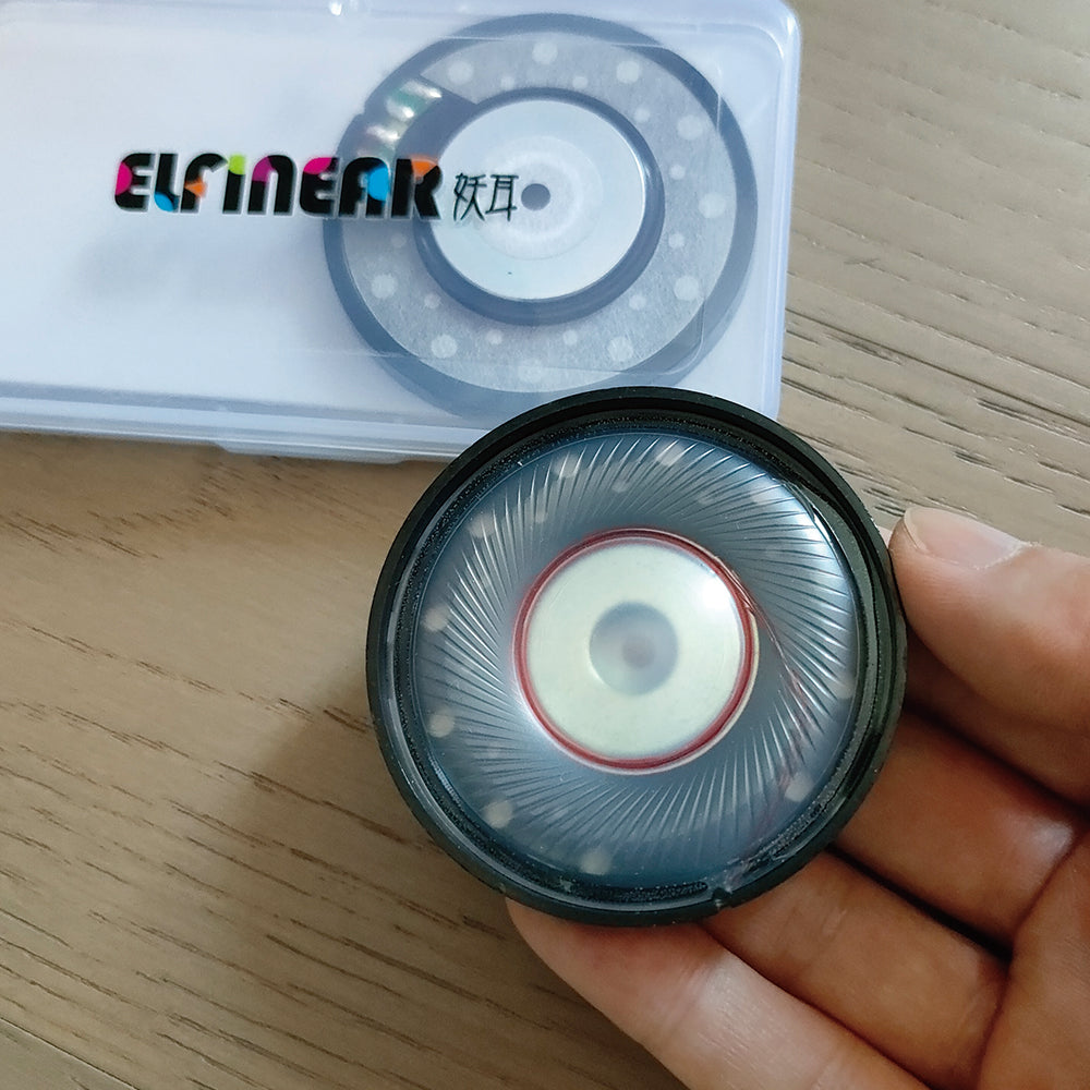 ELFINEAR Premium G60 60mm Headphone Speaker: 32Ω, 10 - 20mW, Composite Diaphragm, Warm Mid - Range & Transparent High - Frequency
