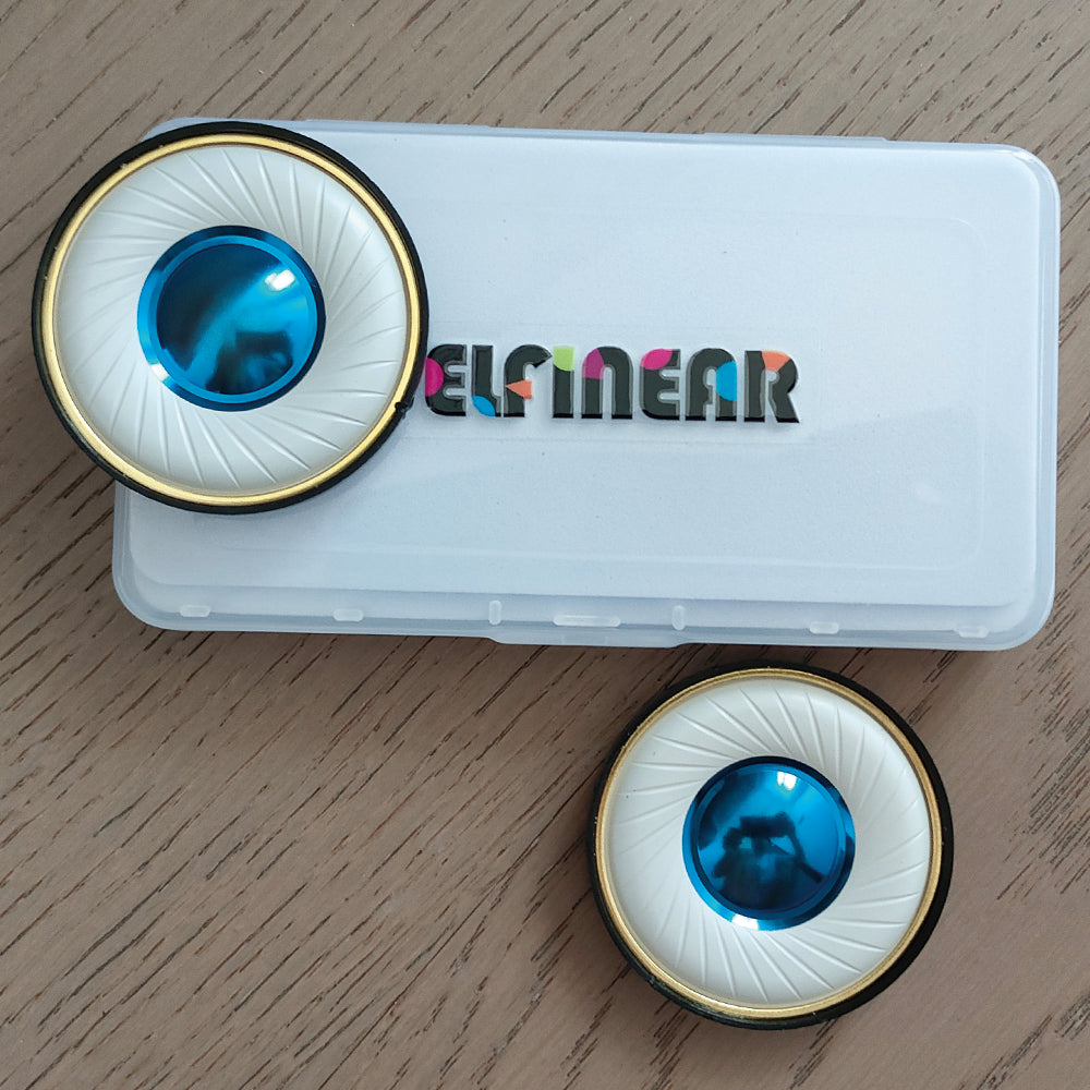 ELFINEAR 2025 Upgrade 50MM HIFI Headphone Speakers, LCP Composite Beryllium Diaphragm, Large Soundstage for Audiophile