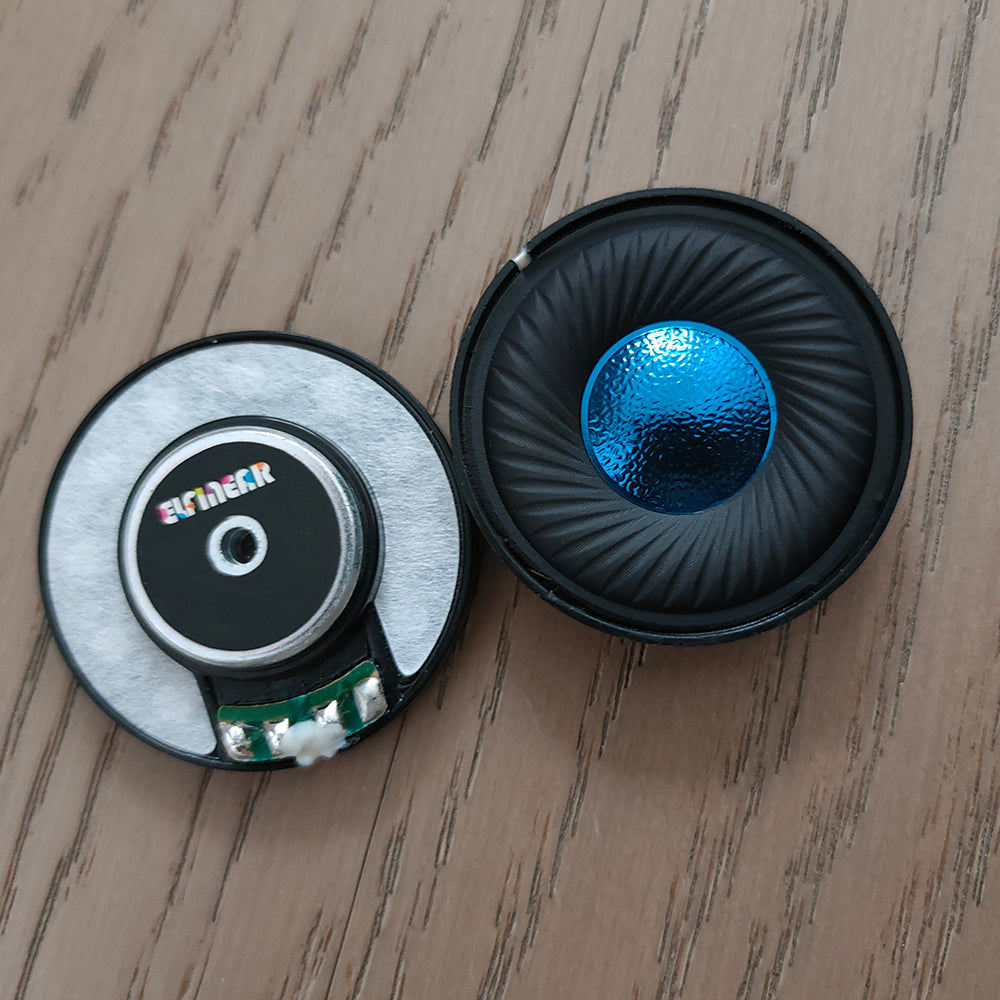 ELFINEAR CeramicSilk Audiophile Speaker Units 40MM- 32Ω/300Ω Hi-Fi Headphone Drivers