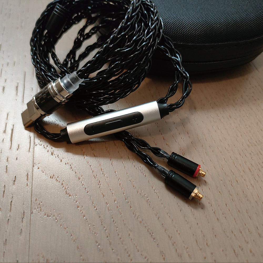 ELFINEAR USB TYPE C to MMCX Headphone Cables With DAC AMP Chipset For High Quality Musics Audiophiles Musicans