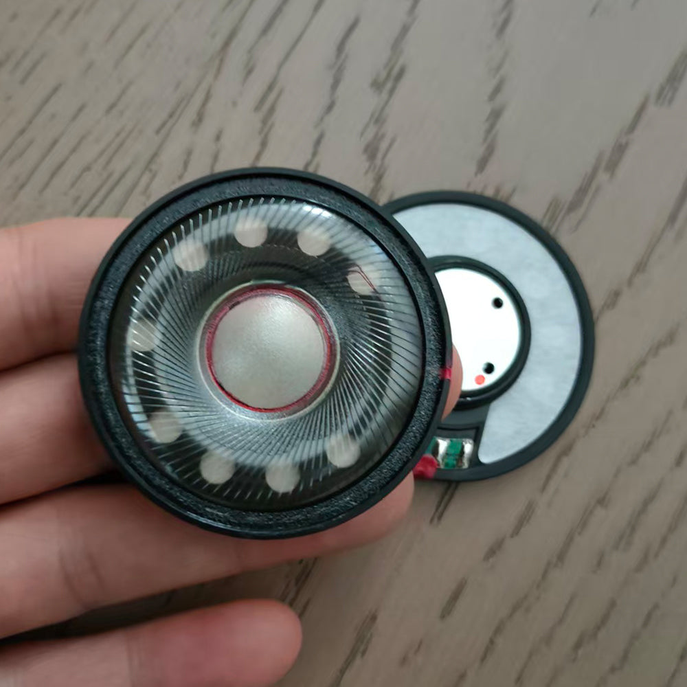 GRE50 Pro II 50mm Graphene Headphone Driver - 32Ω/300Ω Speaker Unit with Black Wire Voice Coil for Audiophiles