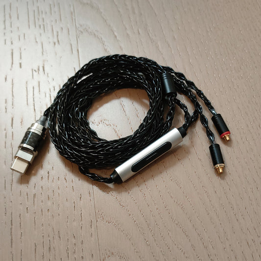 ELFINEAR USB TYPE C to MMCX Headphone Cables With DAC AMP Chipset For High Quality Musics Audiophiles Musicans
