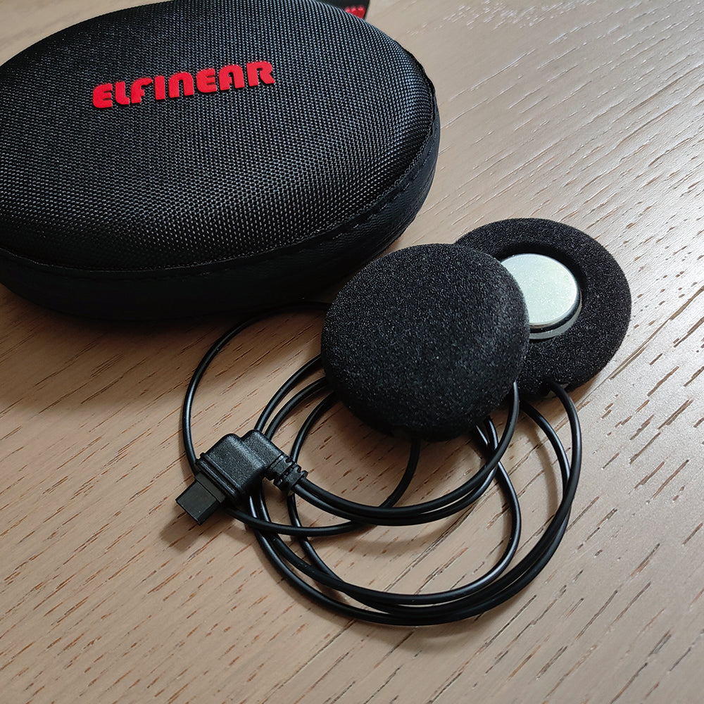 ELFINEAR Helmet Speaker Upgrade for Sena 30K/20S/50S - 40mm Units, Enhanced Vocal Clarity & Volume