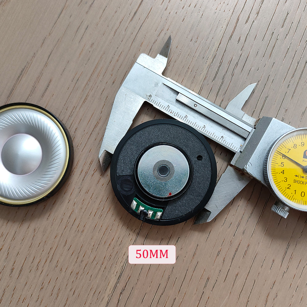 ELFINEAR AeroVibe 50 Pro 50mm Full-Range Headphone Driver, N45 Magnet, 4 Impedance Options (32Ω/64Ω/80Ω/300Ω)