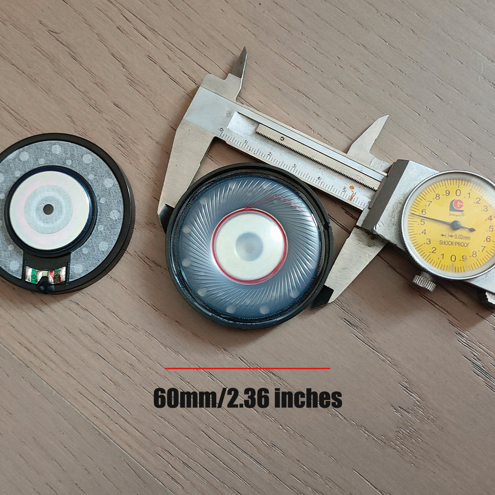ELFINEAR Premium G60 60mm Headphone Speaker: 32Ω, 10 - 20mW, Composite Diaphragm, Warm Mid - Range & Transparent High - Frequency