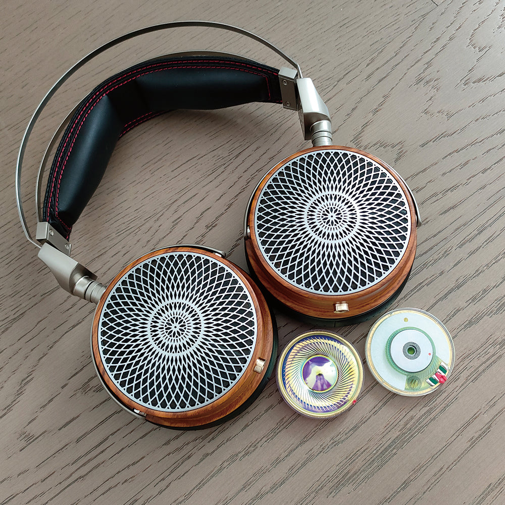 ELFINEAR LuminaWave Elite 50 Audiophile Headphone Driver (32Ω/64Ω/300Ω) - PEK+PU+Gold Foil, Mid-Low Frequency King w/ Free Assembly Service Available