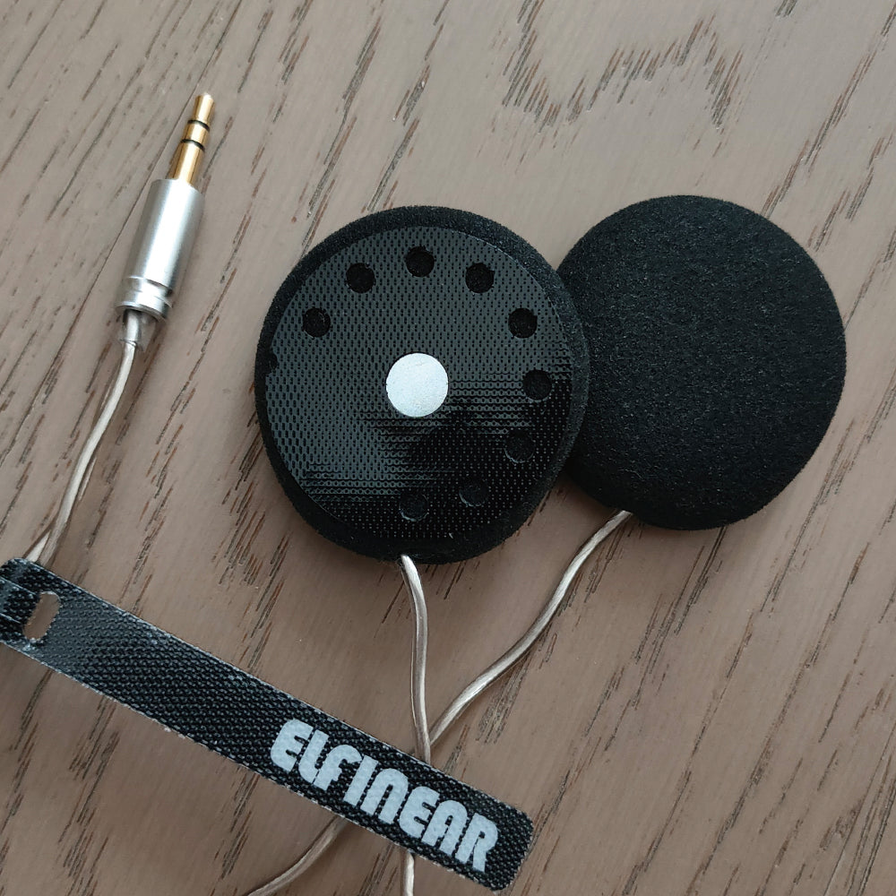 ELFINEAR RIDE-AUDIONYX Helmet Speaker - Premium Sound for Enthusiasts 3.5mm AUX for Cardo, Sena, Vimoto & 3.5mm Headsets