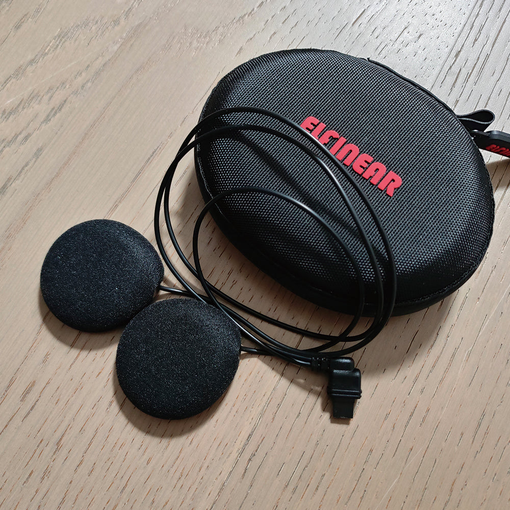 ELFINEAR Helmet Speaker Upgrade for Sena 30K/20S/50S - 40mm Units, Enhanced Vocal Clarity & Volume