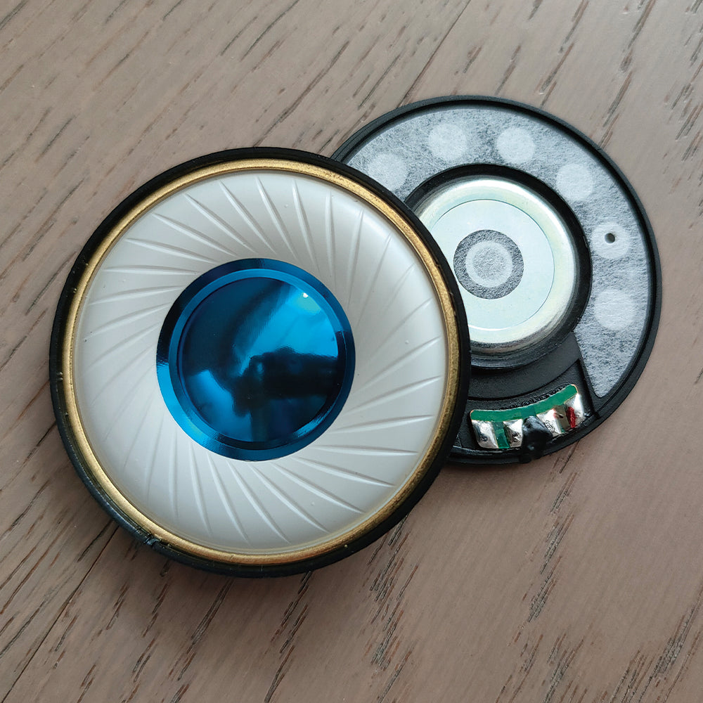 ELFINEAR 2025 Upgrade 50MM HIFI Headphone Speakers, LCP Composite Beryllium Diaphragm, Large Soundstage for Audiophile