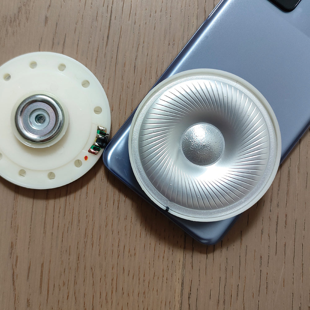 ELFINEAR FoilDrive 70 70mm Headphone Driver with Aluminum Foil Diaphragm - 24 Tuning Combinations, 70Ω High Impedance, Includes Tuning Papers for Audiophiles & DIY Lovers