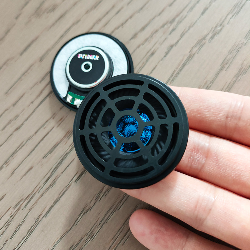 ELFINEAR CeramicSilk Audiophile Speaker Units 40MM- 32Ω/300Ω Hi-Fi Headphone Drivers