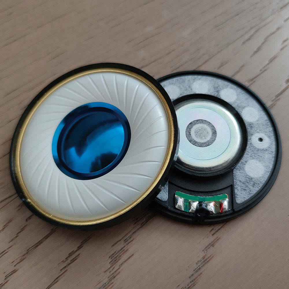 ELFINEAR 2025 Upgrade 50MM HIFI Headphone Speakers, LCP Composite Beryllium Diaphragm, Large Soundstage for Audiophile