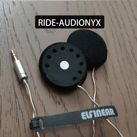 ELFINEAR RIDE-AUDIONYX Helmet Speaker - Premium Sound for Enthusiasts 3.5mm AUX for Cardo, Sena, Vimoto & 3.5mm Headsets