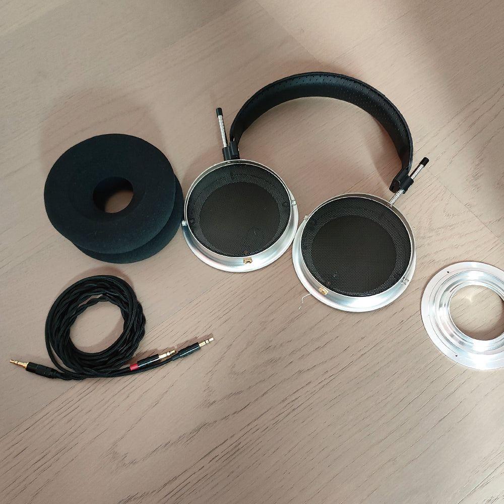 DIY Headphone Enthusiasts' Dream! 110mm Headphone Housing with Accessories, Compatible with 50mm & 70mm Drivers, 2 Color Options