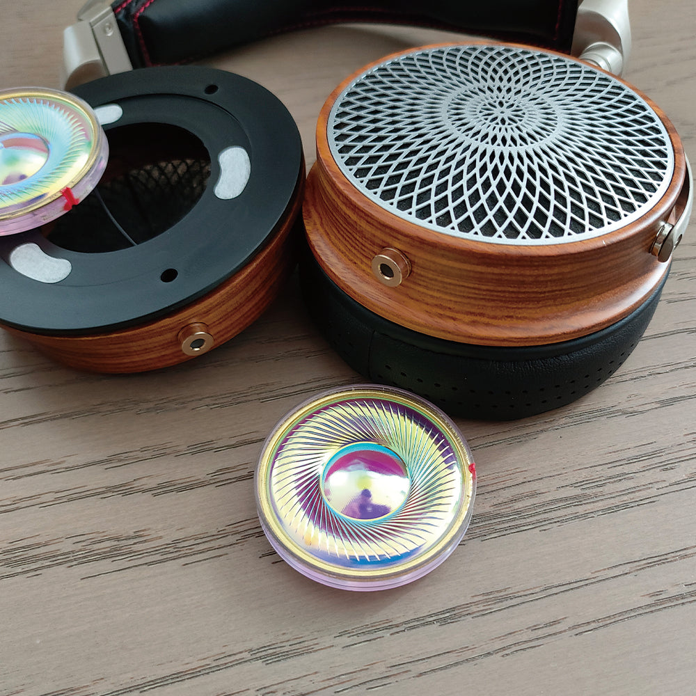 ELFINEAR LuminaWave Elite 50 Audiophile Headphone Driver (32Ω/64Ω/300Ω) - PEK+PU+Gold Foil, Mid-Low Frequency King w/ Free Assembly Service Available
