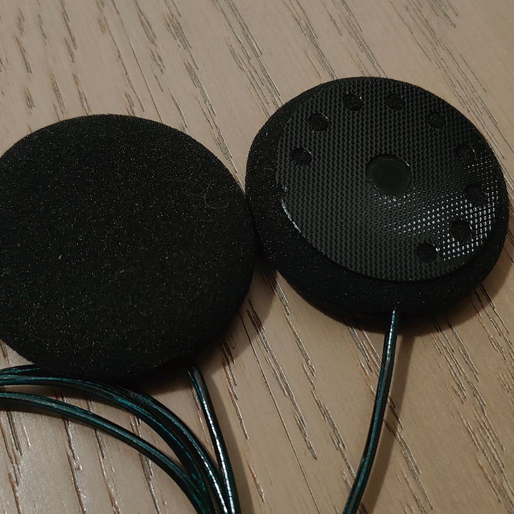 ELFINEAR ACOUSTIX ELITE 45MM Helmet Speaker - Ultimate Sound 3.5mm AUX OCC Shielded Cable for Cardo, Sena, Vimoto Communicators