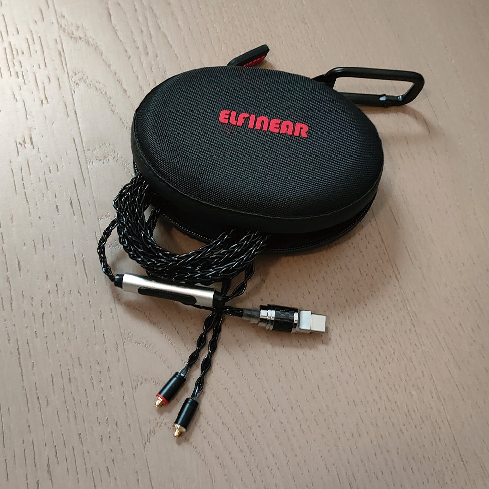 ELFINEAR USB TYPE C to MMCX Headphone Cables With DAC AMP Chipset For High Quality Musics Audiophiles Musicans