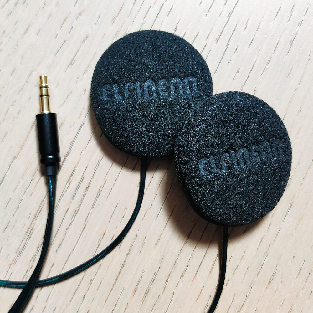 ELFINEAR Upgrade Stereo Helmet Speakers Headphones for Cardo,Sena,Lexin,Vimoto Work with Most Helmet Communicators