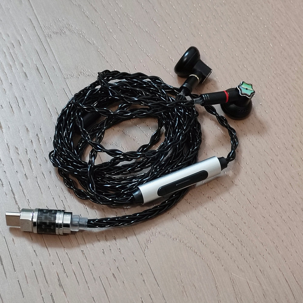 ELFINEAR USB TYPE C to MMCX Headphone Cables With DAC AMP Chipset For High Quality Musics Audiophiles Musicans