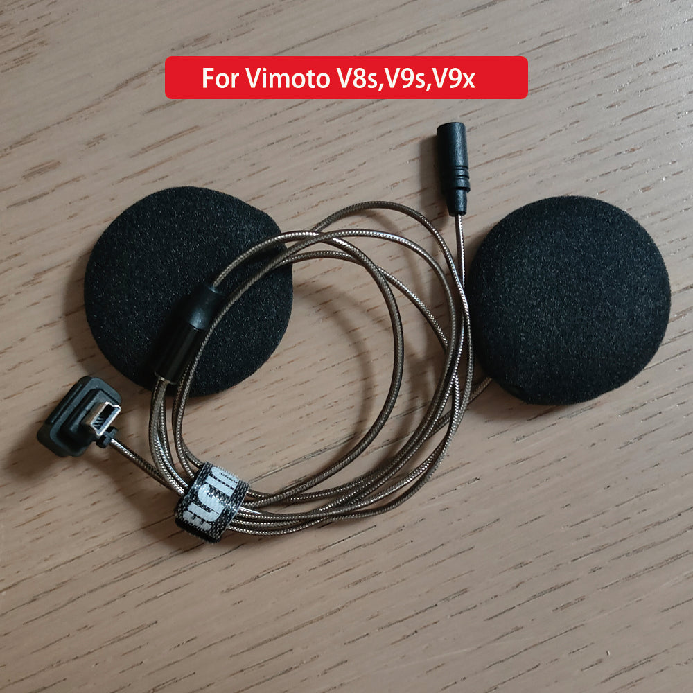 ELFINEAR Helmet Speaker Wire Accessories for Vimoto V8S, V9S, V9X Helmet Bluetooth Headsets