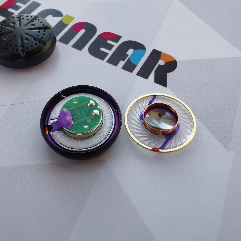 ELFINEAR 1 Pair(2pcs)600ohm Update 15.4mm Berryllium Dome Headphone Speaker Driver Units For Audiophile