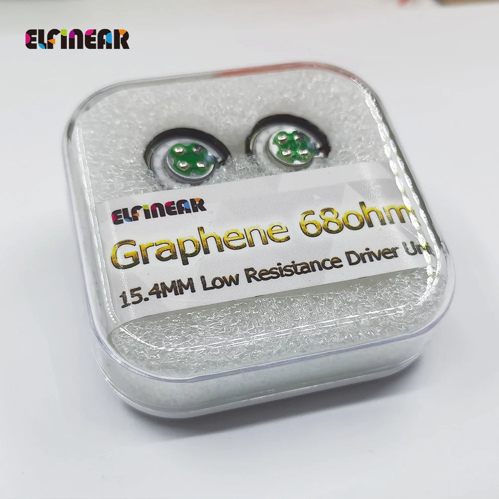 ELFINEAR 68ohm 15.4mm Diameter Graphene Earphone Speaker Driver Unit