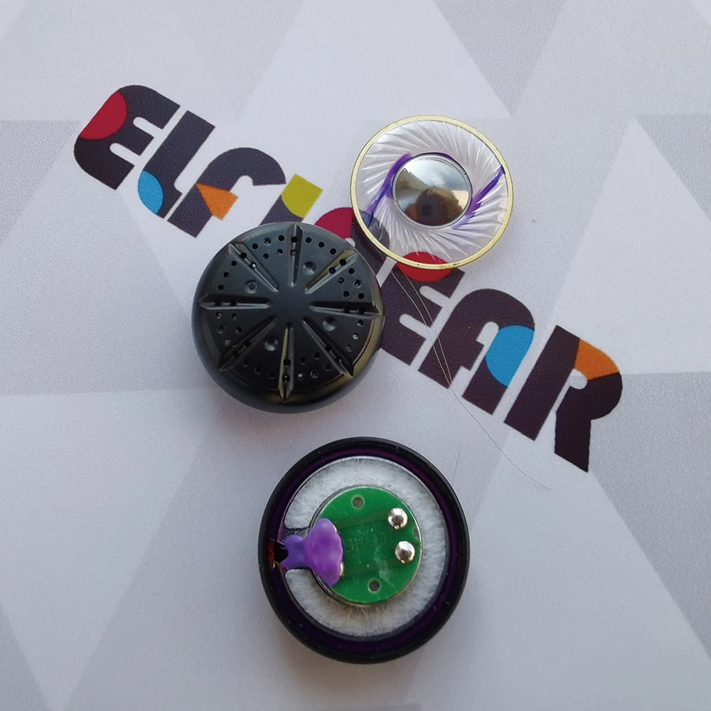 ELFINEAR 1 Pair(2pcs)600ohm Update 15.4mm Berryllium Dome Headphone Speaker Driver Units For Audiophile