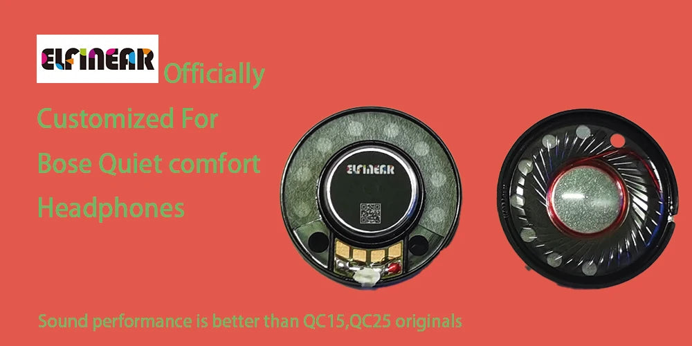 Headphones Accessories 1 Pair 40mm Speaker Drivers For Bose Quietcomfort QC2 QC15 QC25 QC35 QC3 AE2 OE2 Studio Studo 2.0 Solo 2