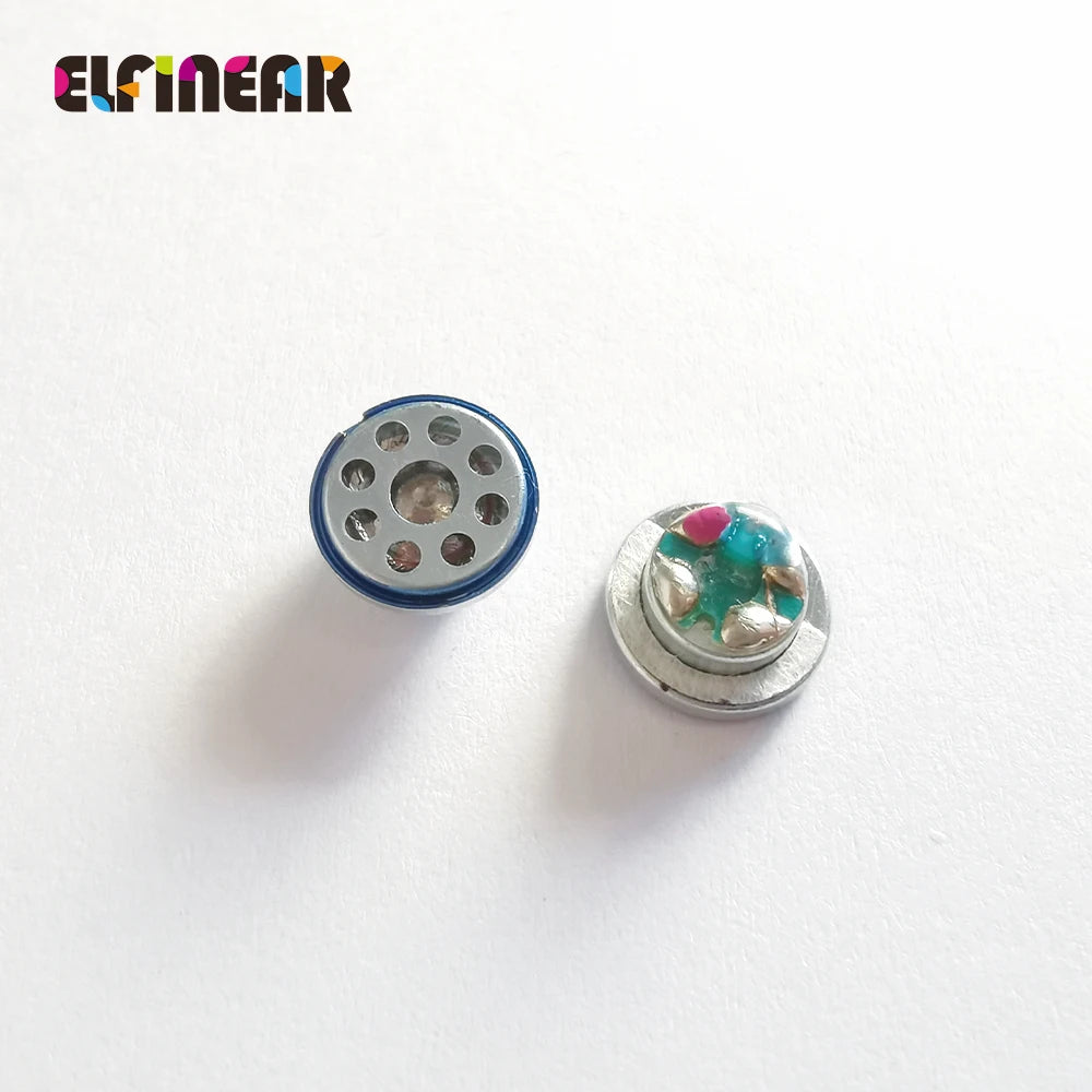 ELFINEAR Hi Fidelity 10MM In-Ear Titinium Dome with PET Edge Diaphrgm Earphone Speaker Units