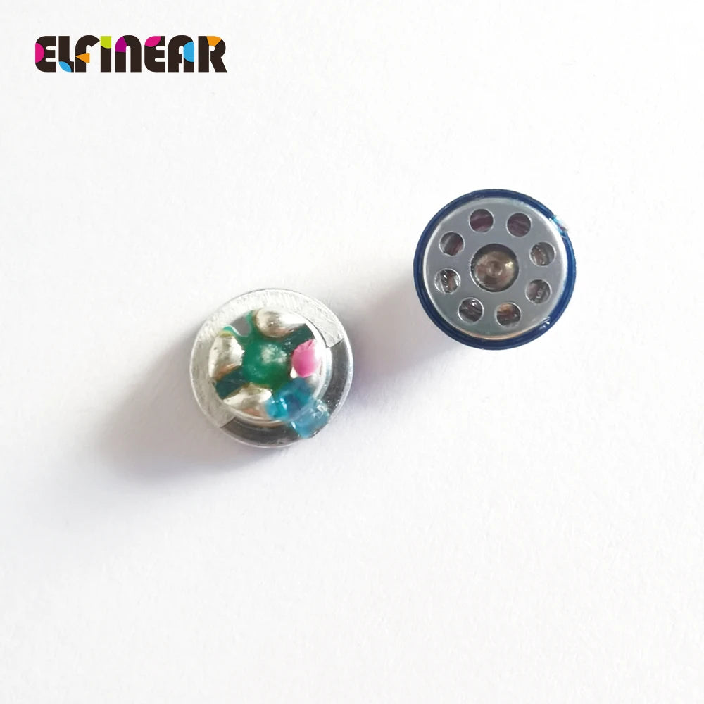 ELFINEAR Hi Fidelity 10MM In-Ear Titinium Dome with PET Edge Diaphrgm Earphone Speaker Units