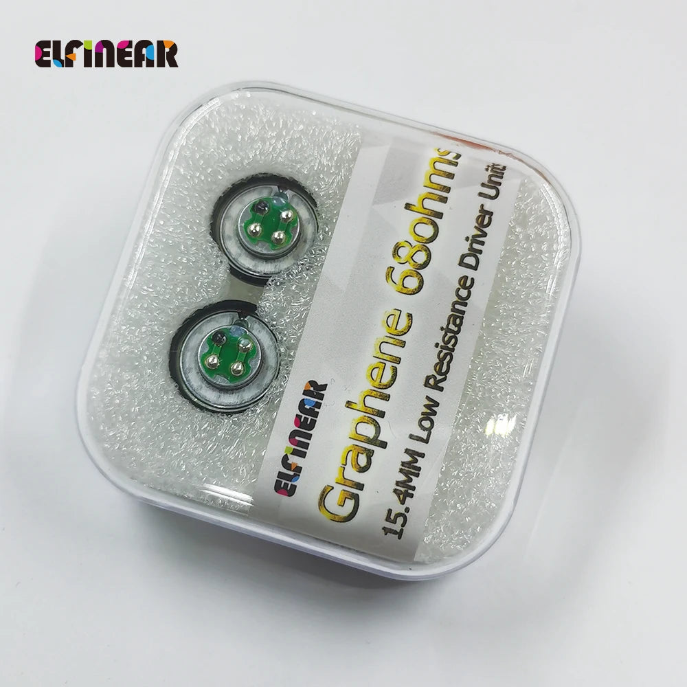 ELFINEAR 68ohm 15.4mm Diameter Graphene Earphone Speaker Driver Unit