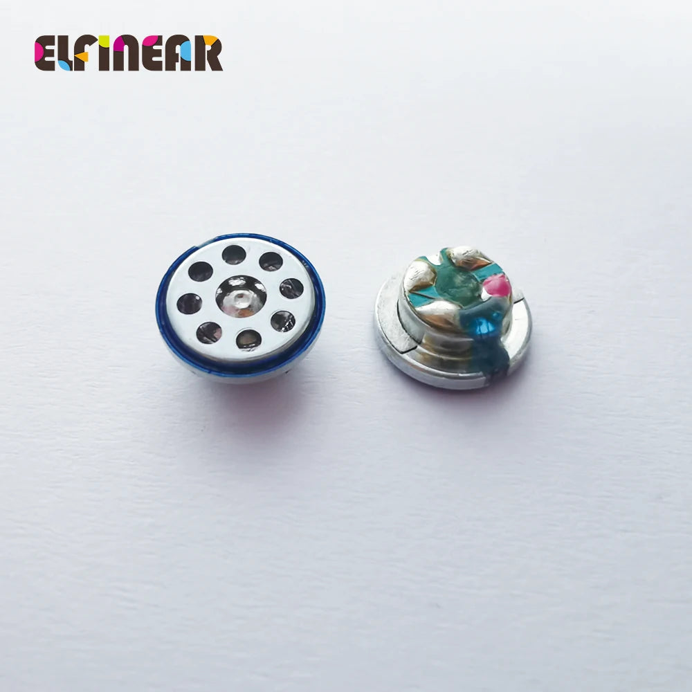 ELFINEAR Hi Fidelity 10MM In-Ear Titinium Dome with PET Edge Diaphrgm Earphone Speaker Units