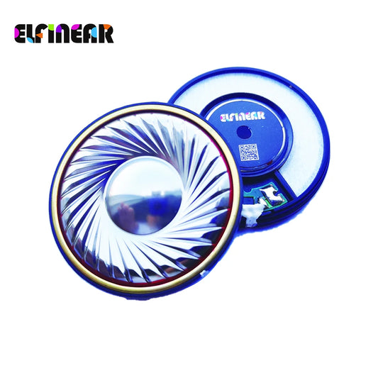 ELFINEAR DIY 50mm 42Ohm Audiophile Bass Headphone Speaker Parts 50E02(Pack of 2)