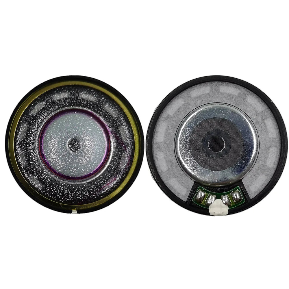 1 Pair 40mm Headphone Driver Unit DIY Audiophile 32ohm 260ohm Patternless Diaphragm Headset Loudspeakers Replacement Hifi