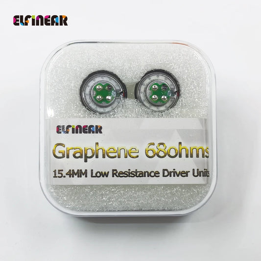 ELFINEAR 68ohm 15.4mm Diameter Graphene Earphone Speaker Driver Unit