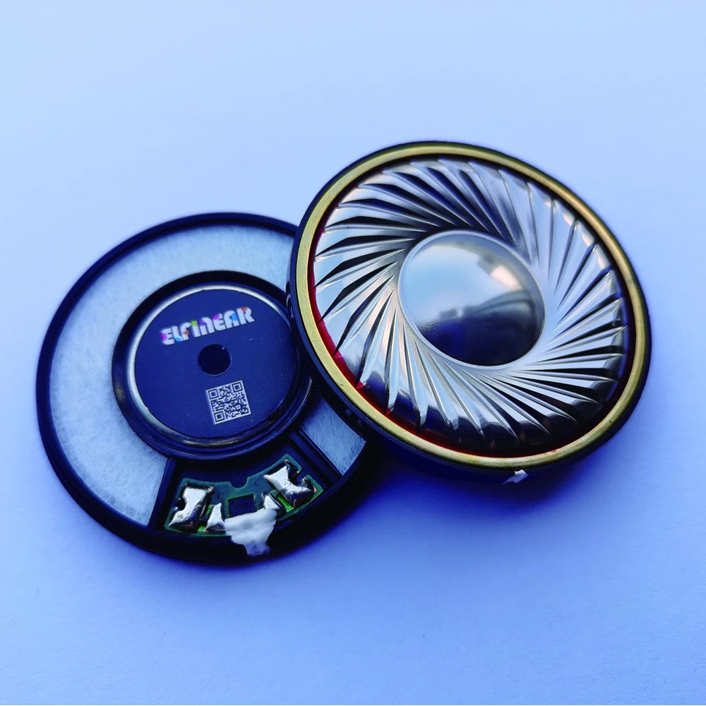 ELFINEAR DIY 50mm 42Ohm Audiophile Bass Headphone Speaker Parts 50E02(Pack of 2)