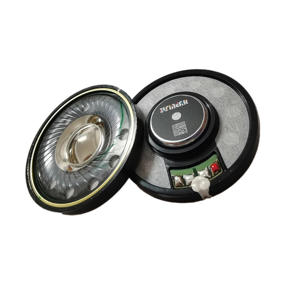 ELFINEAR New Arrial Bass Enhanced 50MM Titinium Dome Headphone Speaker Driver Units 1Pair(2pcs)