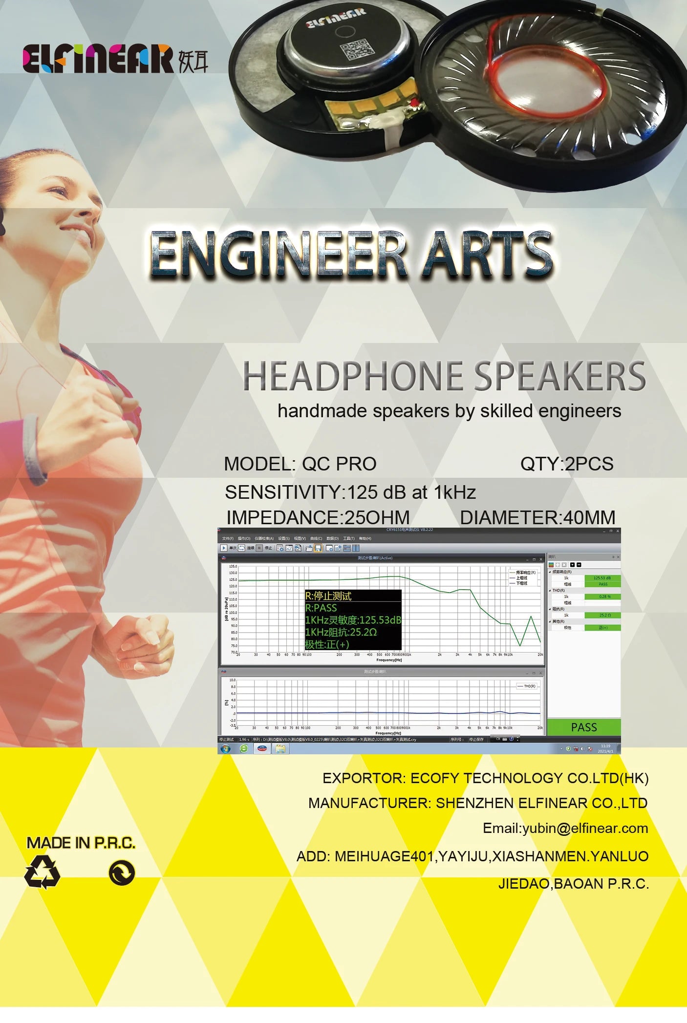 Headphones Accessories 1 Pair 40mm Speaker Drivers For Bose Quietcomfort QC2 QC15 QC25 QC35 QC3 AE2 OE2 Studio Studo 2.0 Solo 2