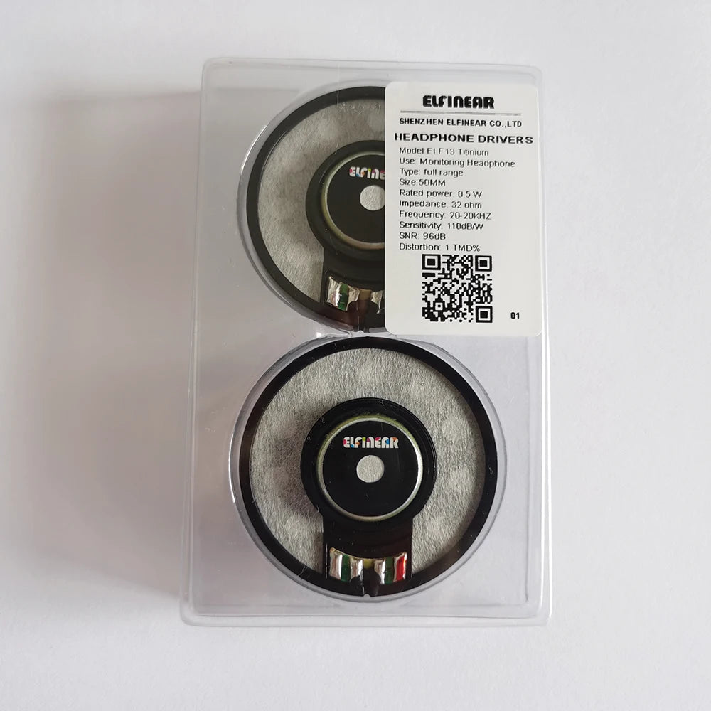 ELFINEAR Myth Premium 40MM Monitoring Speaker Units Drivers Headsets Headphones Accessories