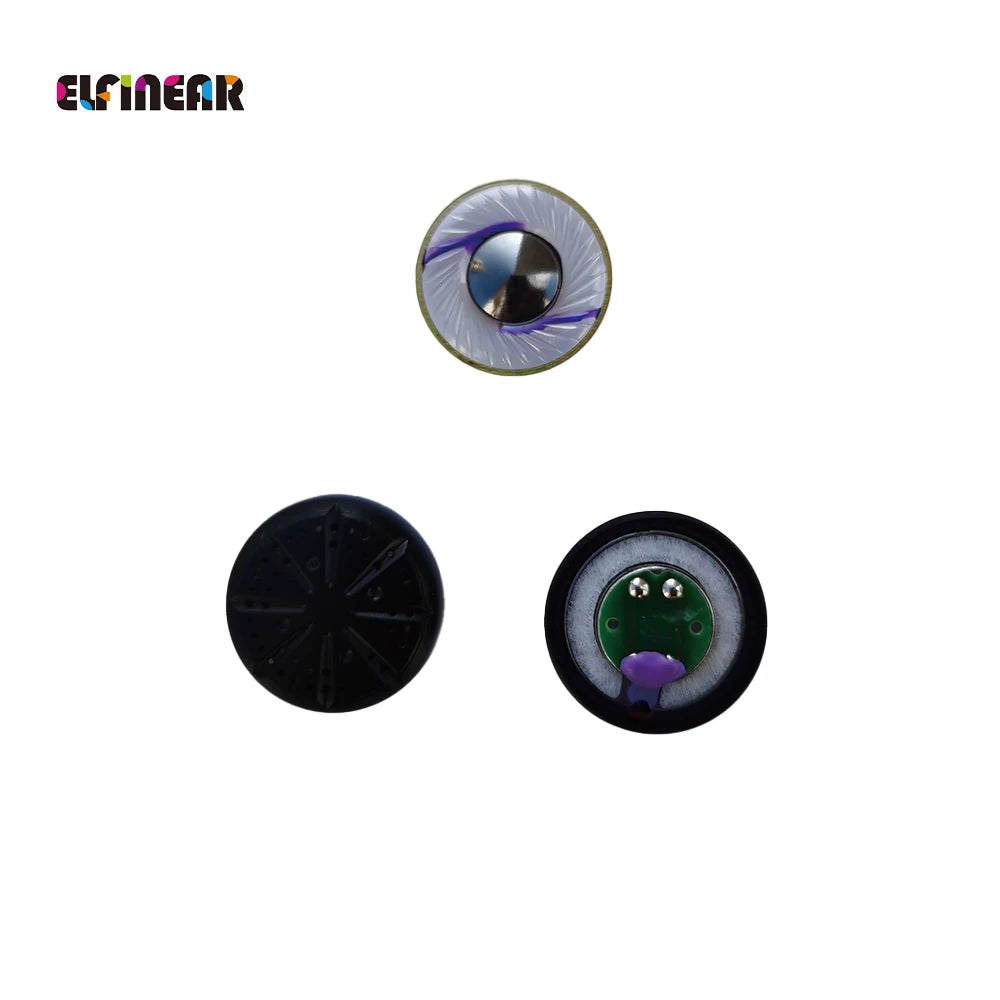 ELFINEAR 1 Pair(2pcs)600ohm Update 15.4mm Berryllium Dome Headphone Speaker Driver Units For Audiophile