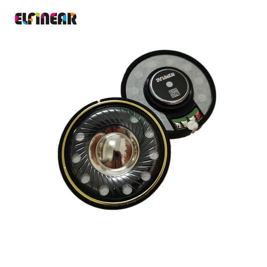 ELFINEAR New Arrial Bass Enhanced 50MM Titinium Dome Headphone Speaker Driver Units 1Pair(2pcs)