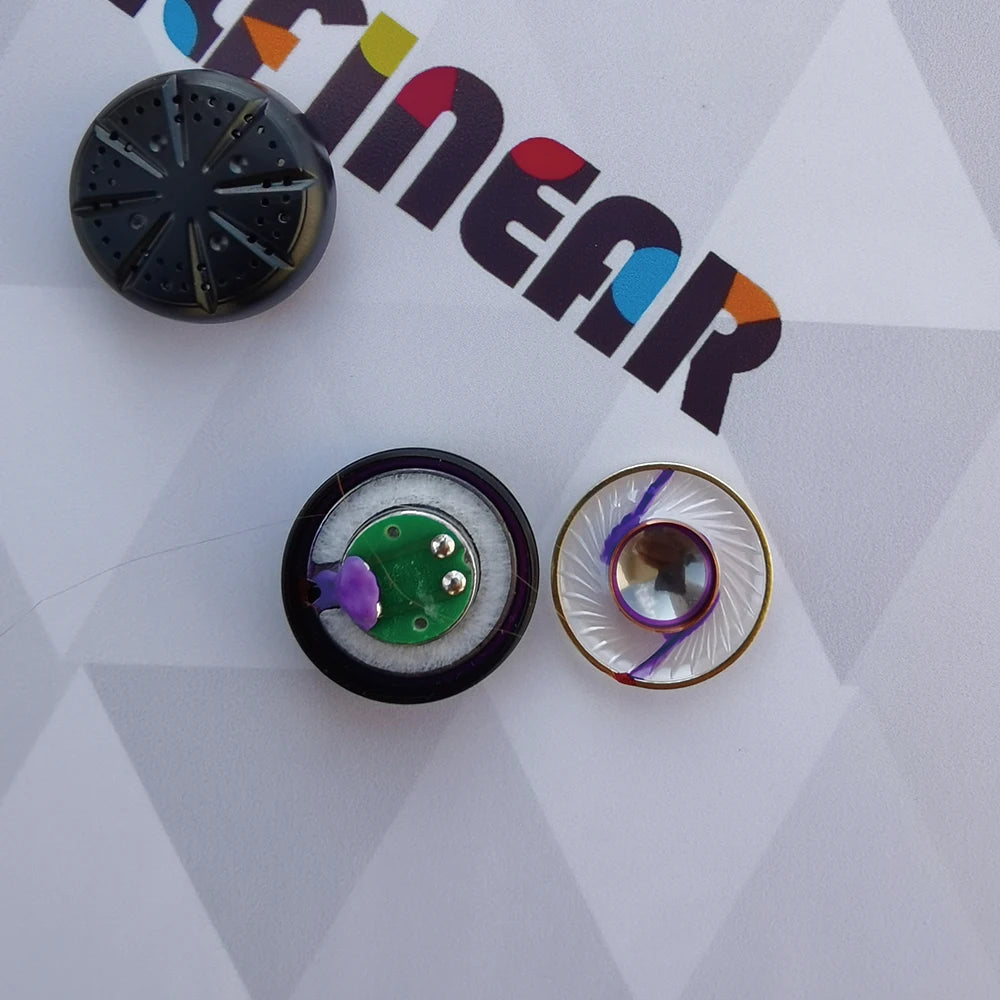 ELFINEAR 1 Pair(2pcs)600ohm Update 15.4mm Berryllium Dome Headphone Speaker Driver Units For Audiophile