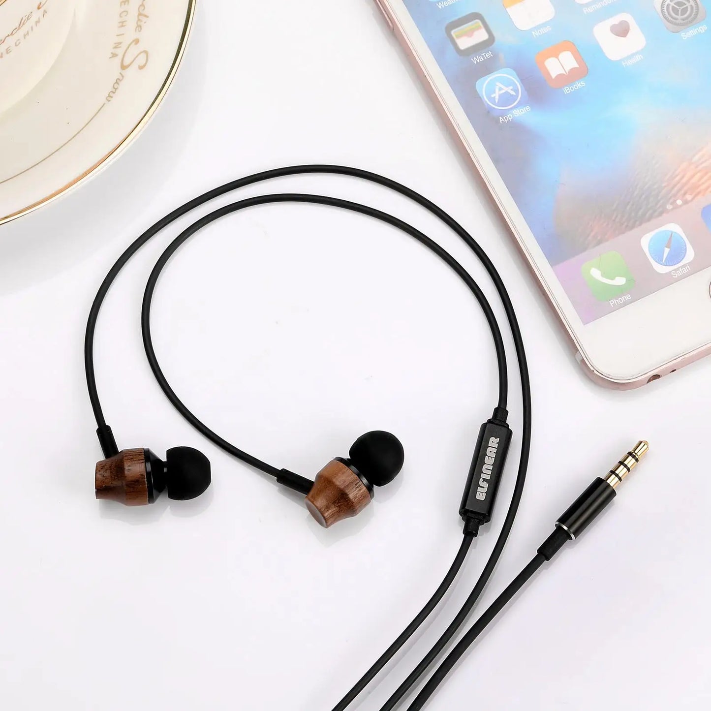 ELFINEAR Wood Earphone Headphones In-Ear Monitors IEM