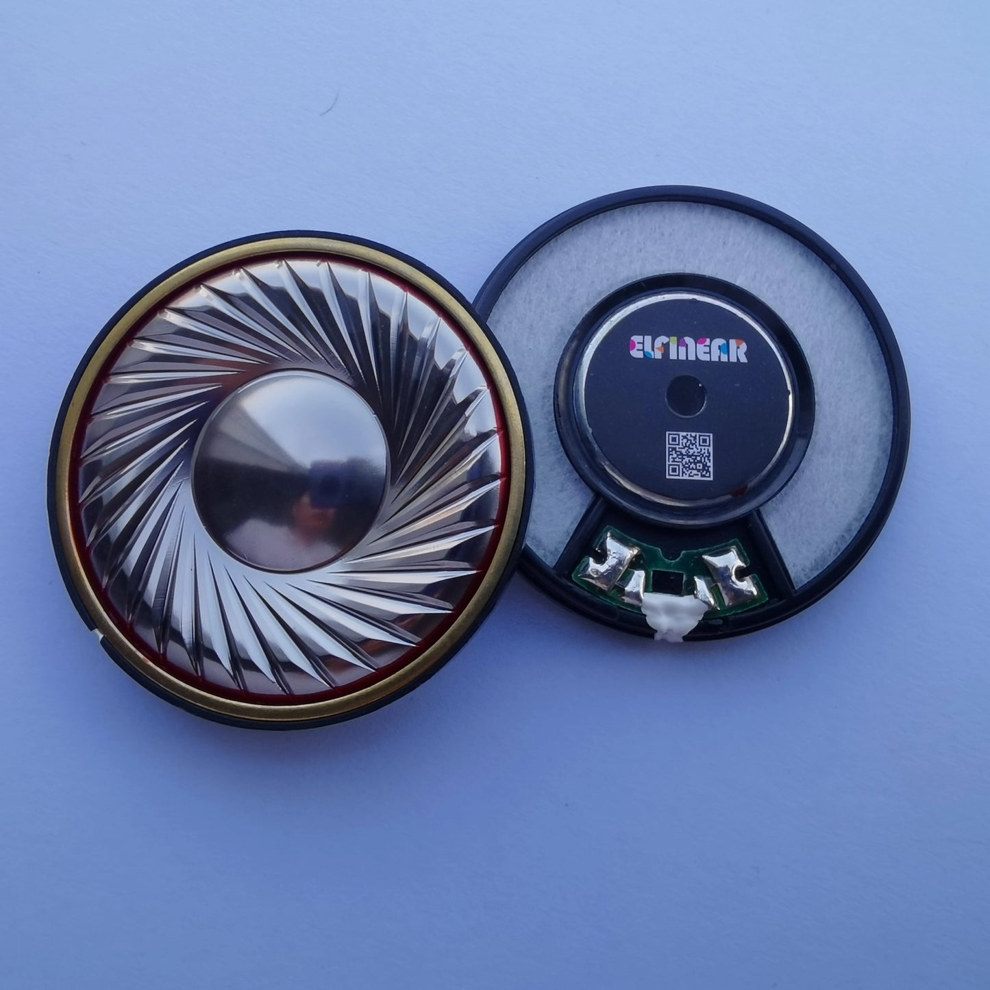 ELFINEAR DIY 50mm 42Ohm Audiophile Bass Headphone Speaker Parts 50E02(Pack of 2)