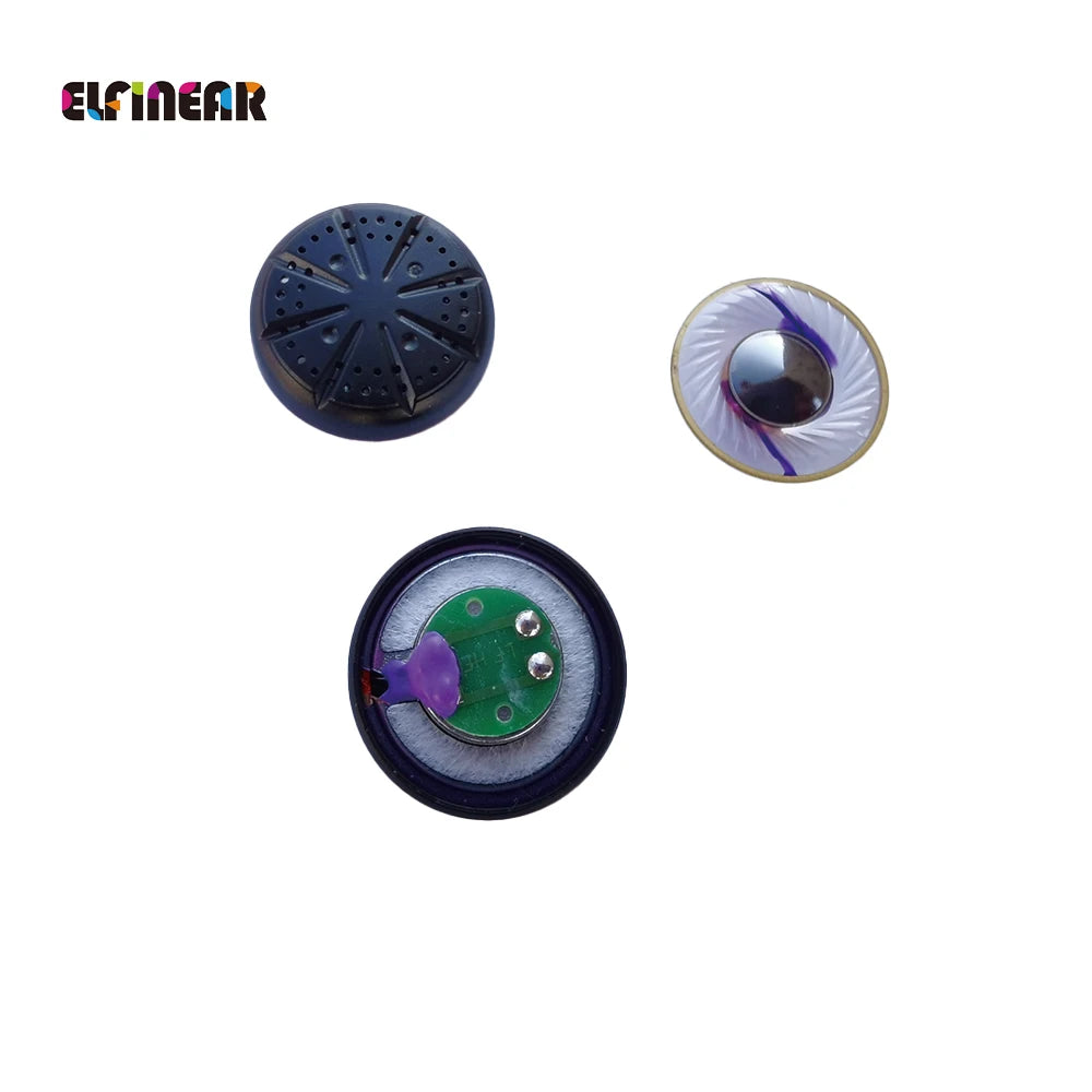 ELFINEAR 1 Pair(2pcs)600ohm Update 15.4mm Berryllium Dome Headphone Speaker Driver Units For Audiophile