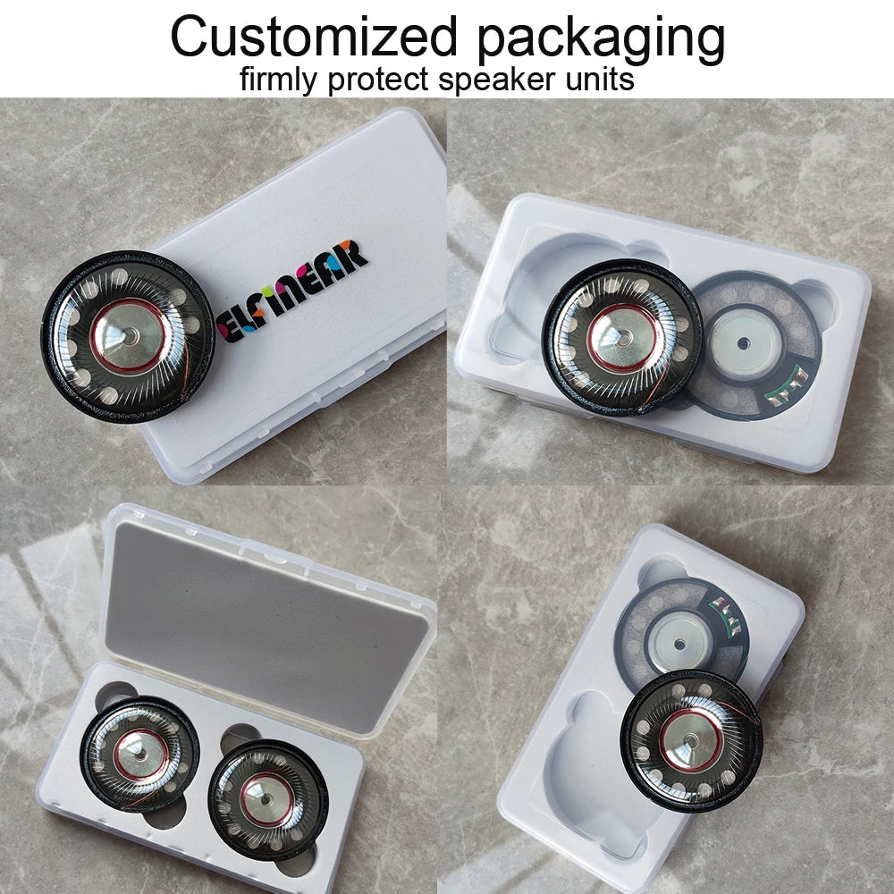 ELFINEAR 2024 New Latest 50mm Graphene Headphone Drivers DIY Audiophile Headphone Speaker Replacement
