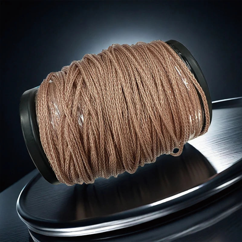 8-Strand 200-Core DIY Braided Headphone Cable Wires For HIFI Audiophiles